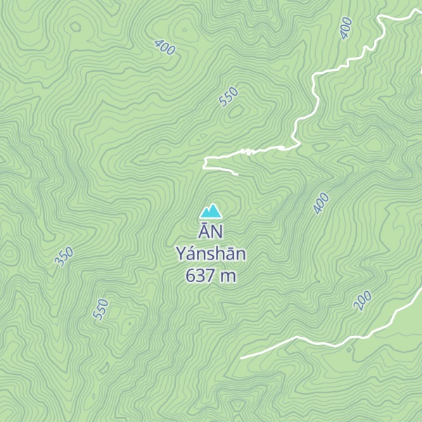 Map of ĀN Yánshān
