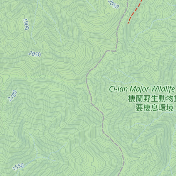 Map of Yufengshan
