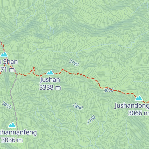 Map of Jùshān Liù Fēng