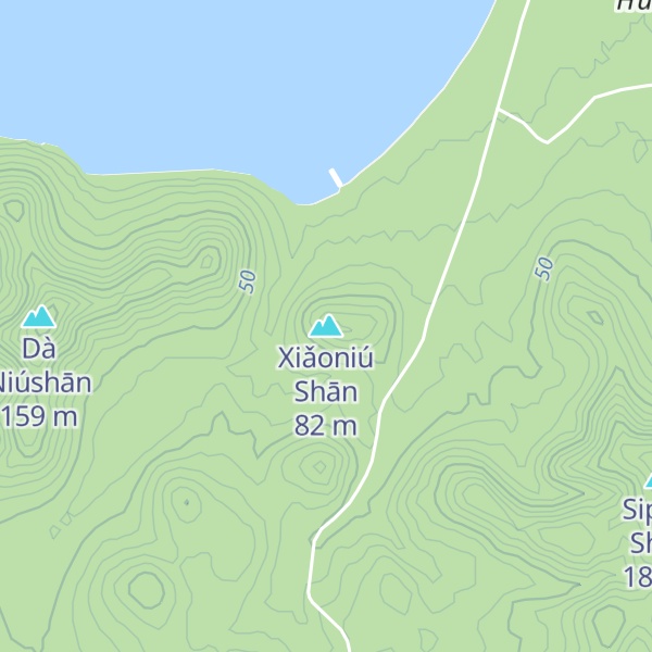 Map of Xiǎoniú Shān