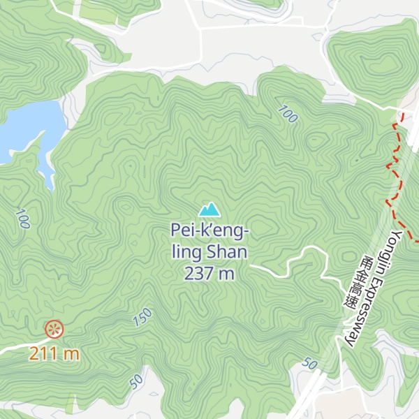 Map of Pei-k’eng-ling Shan