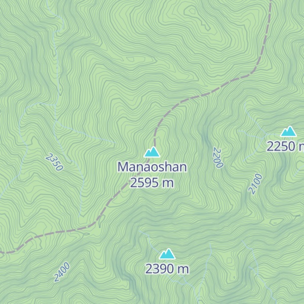 Map of Manaoshan