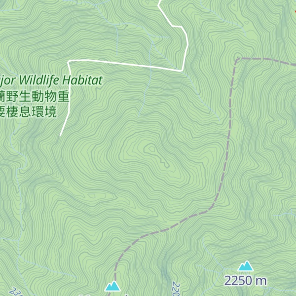 Map of Nanmeiyouyan Shan