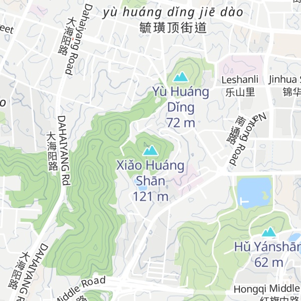 Map of Xiǎo Huáng Shān