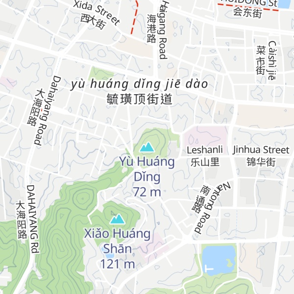 Map of Yù Huáng Dǐng