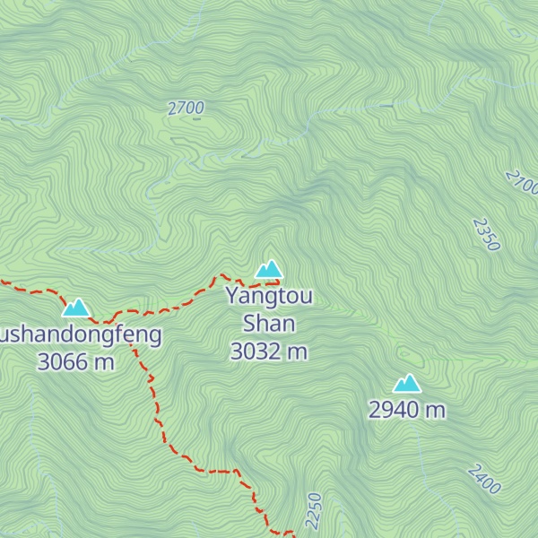 Map of Yangtou Shan