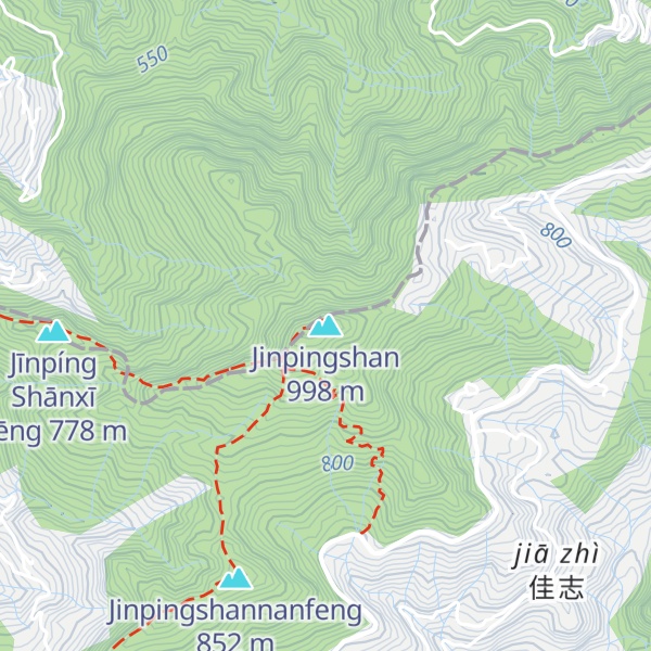 Map of Jinpingshan