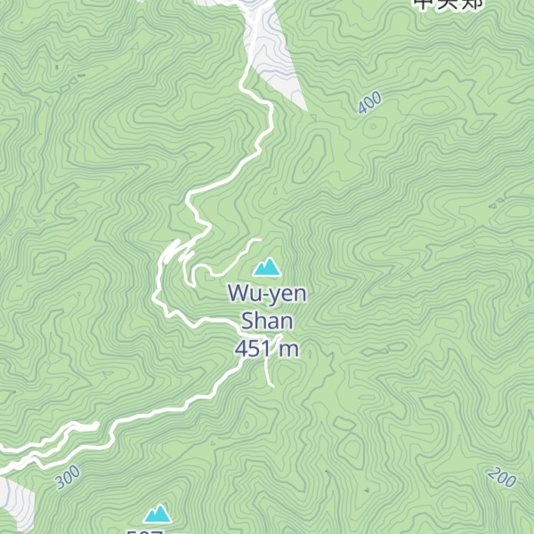 Map of Wu-yen Shan