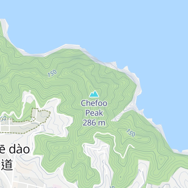 Map of Chefoo Peak