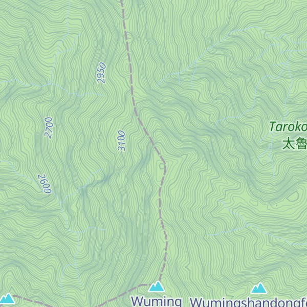 Map of Guǐménguān Fēng
