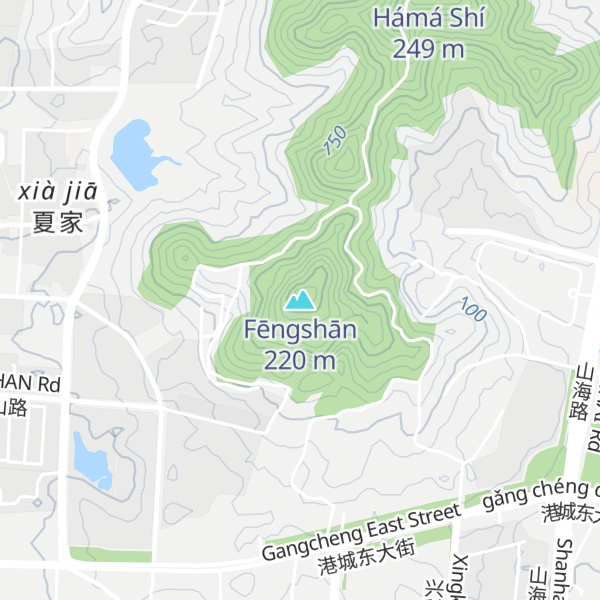 Map of Fēngshān