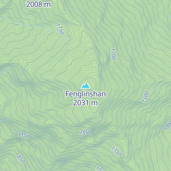 Map of Fenglinshan