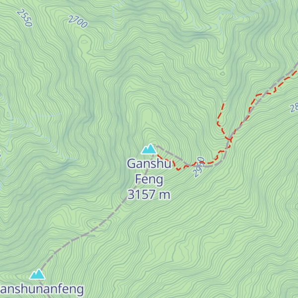 Map of Ganshu Feng