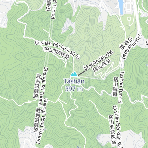 Map of Tǎshān