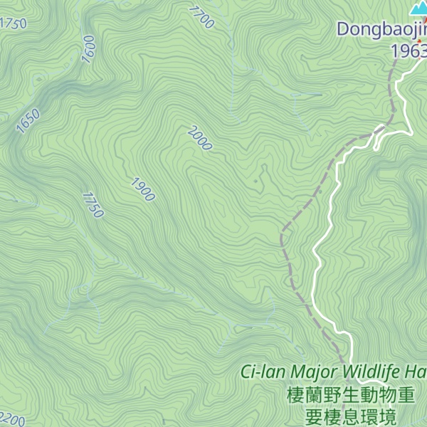Map of Nanbaojinhan Shan