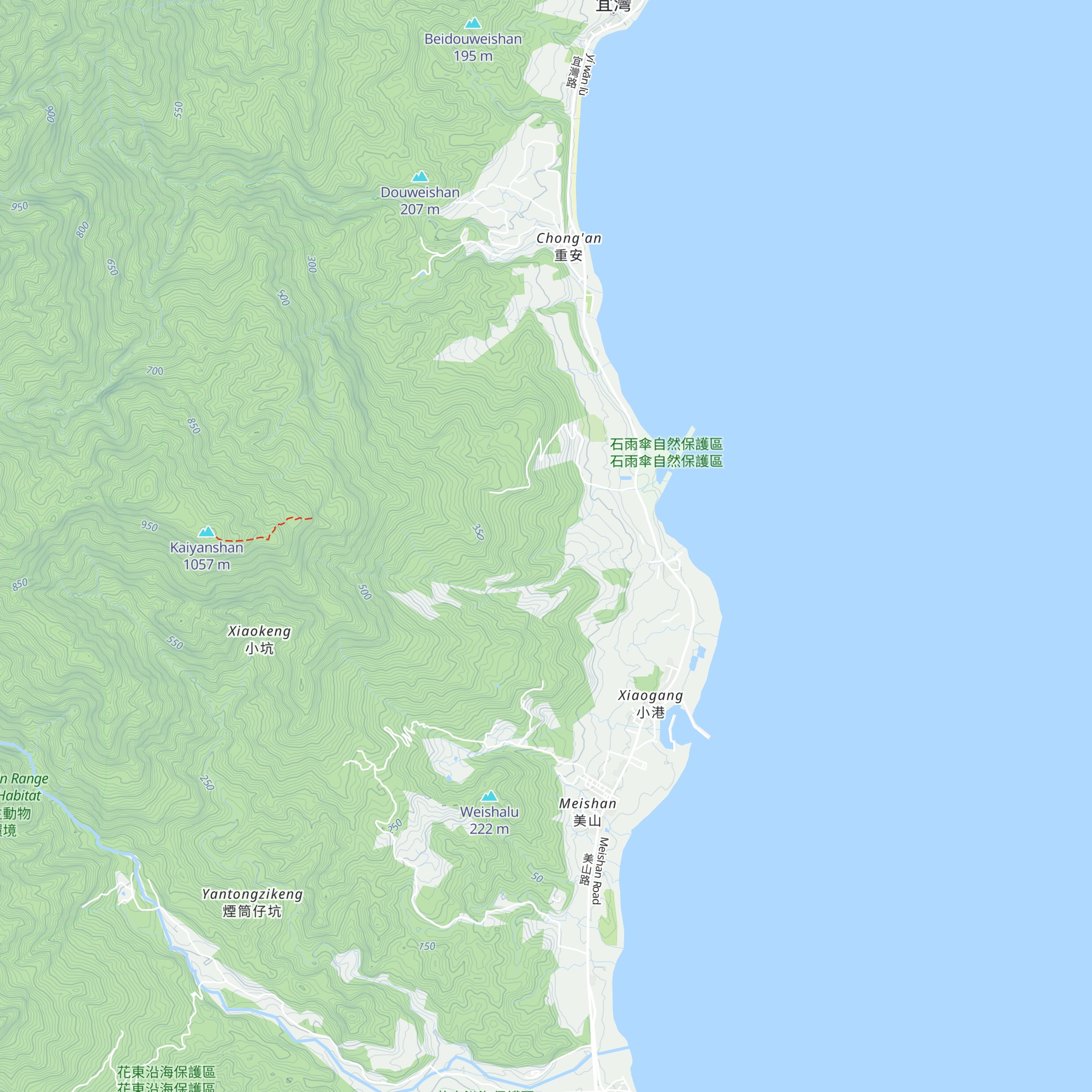 Měirén Guī map