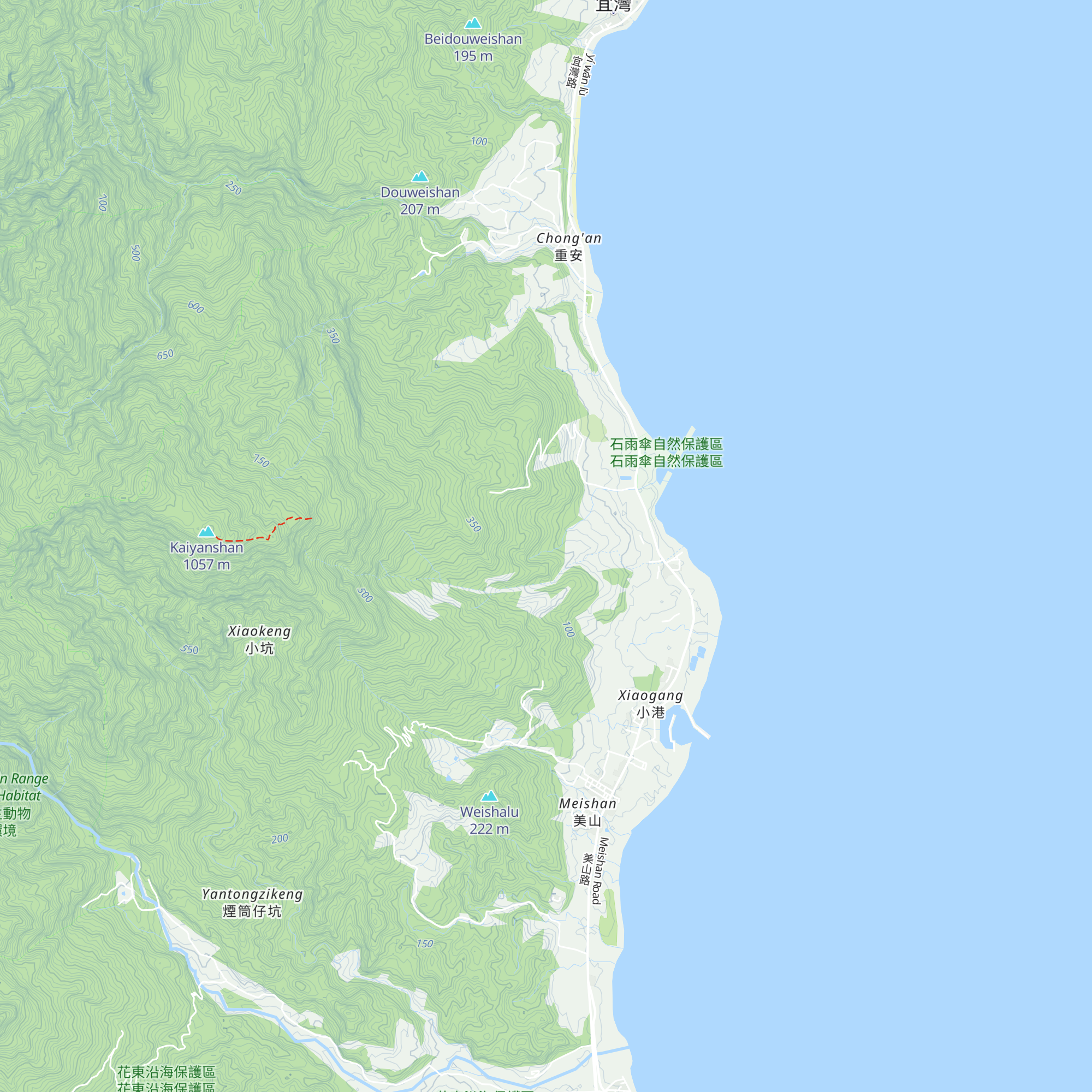 Měirén Guī map