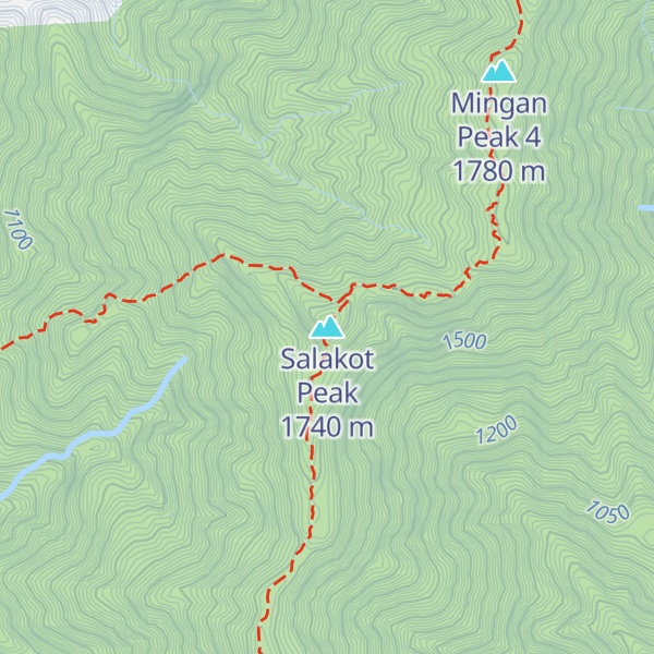 Map of Salakot Peak