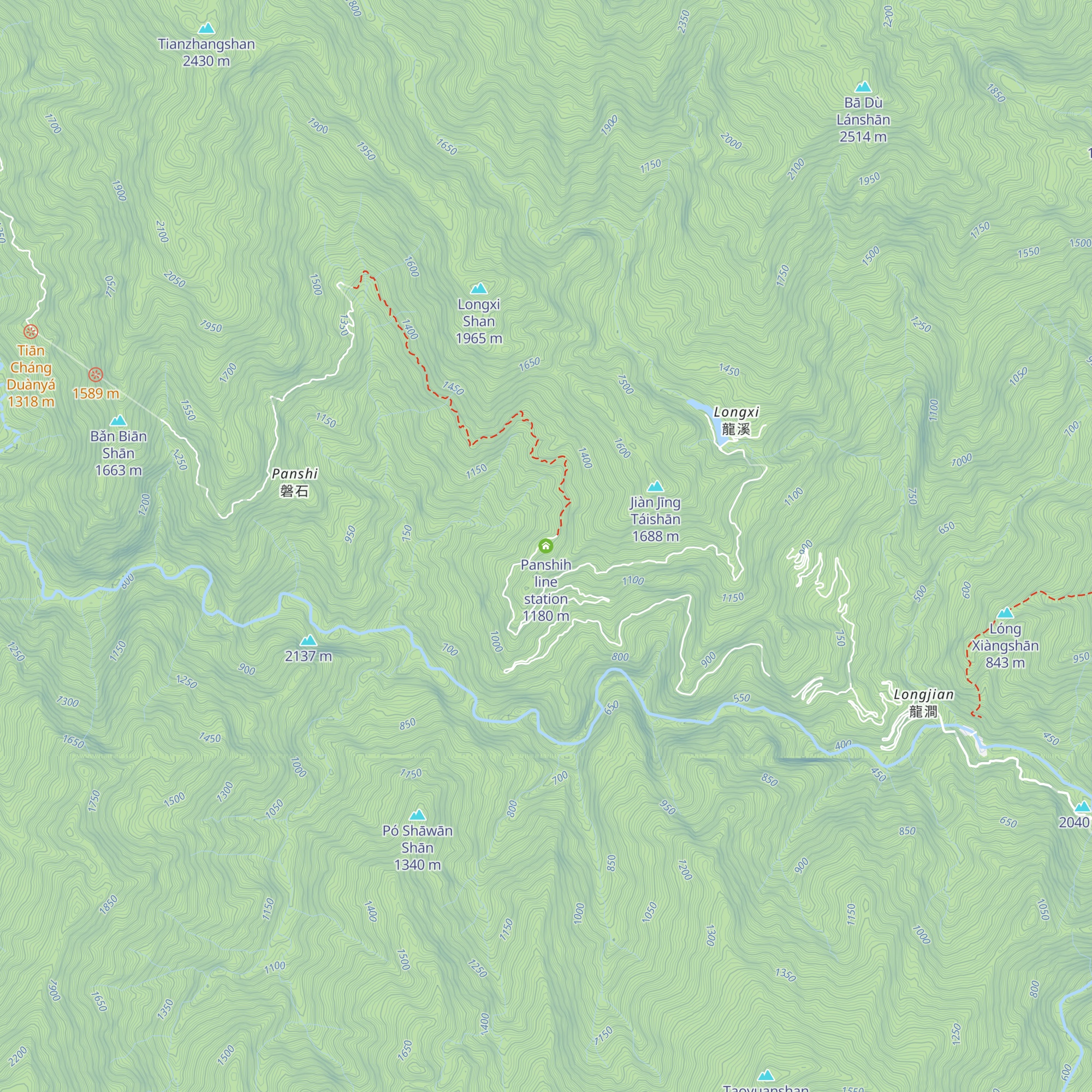 Panshih line station map