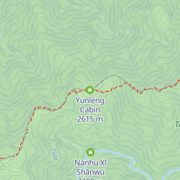 Map of Yunleng Cabin