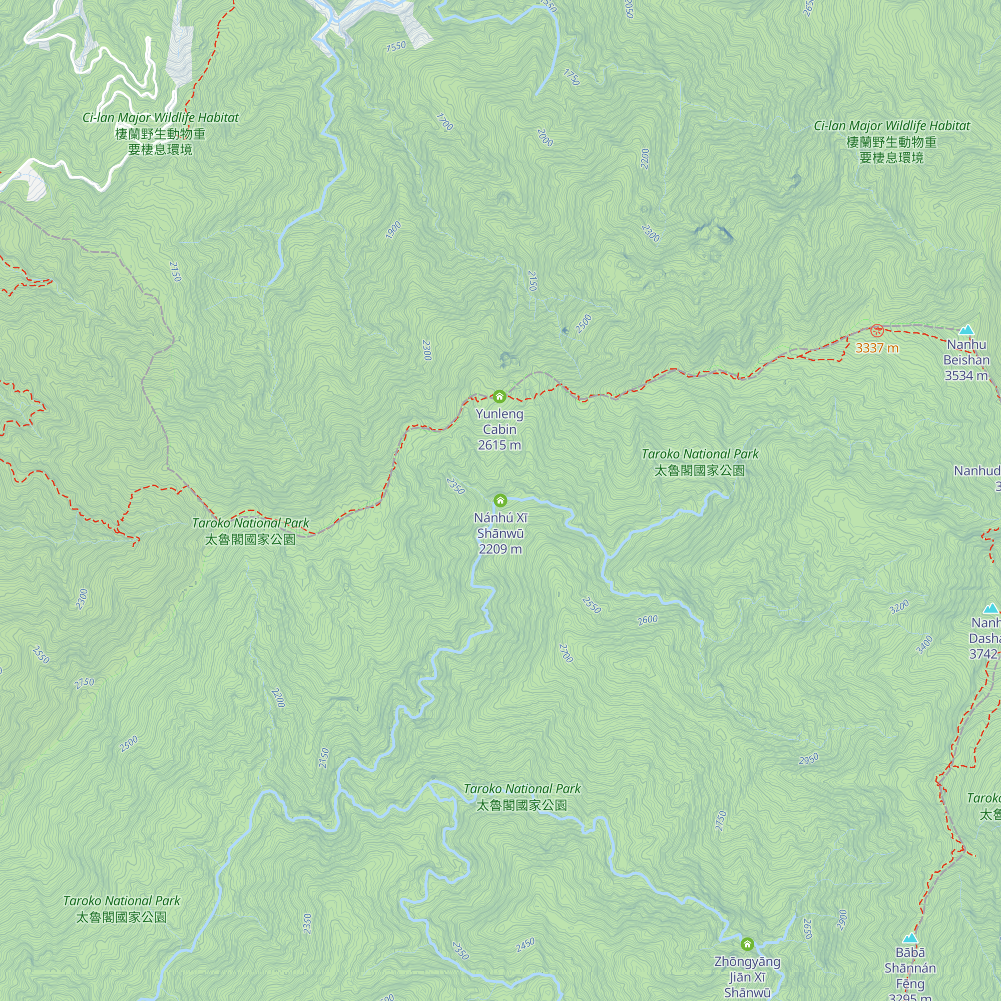 Nánhú Xī Shānwū map