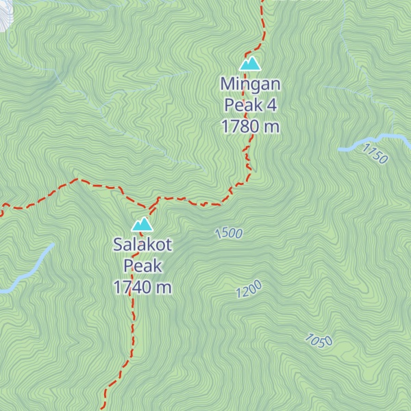 Map of Mingan Peak 3