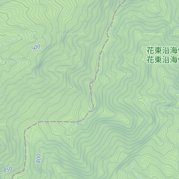 Map of Huadongshan