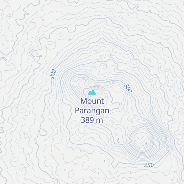 Map of Mount Parangan