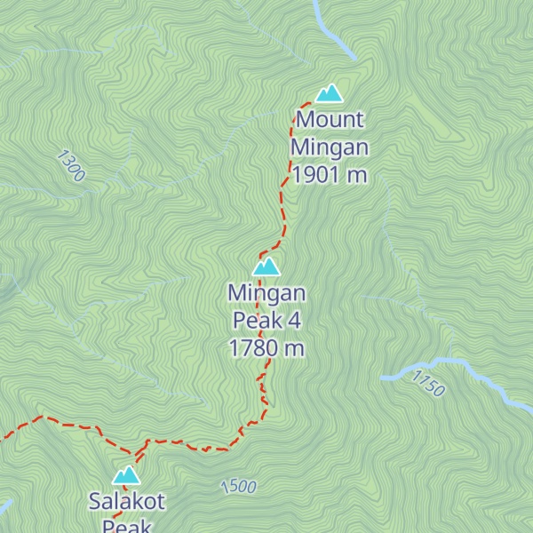 Map of Mingan Peak 4