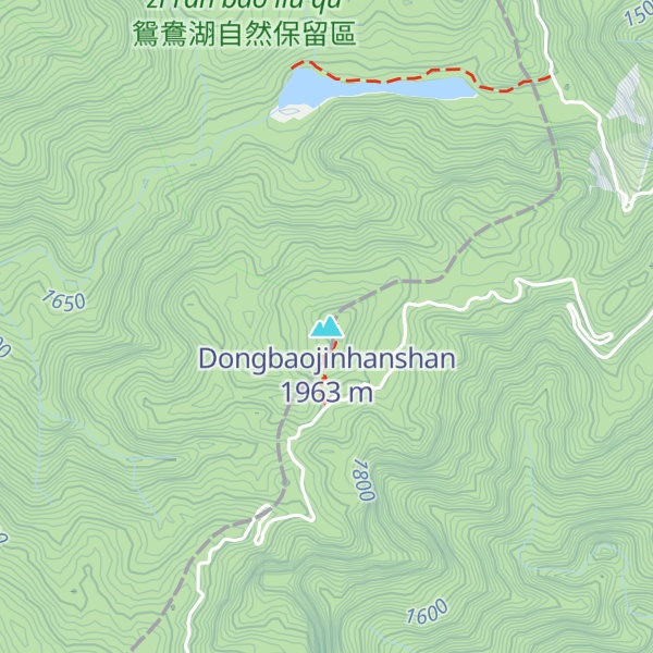 Map of Dongbaojinhanshan