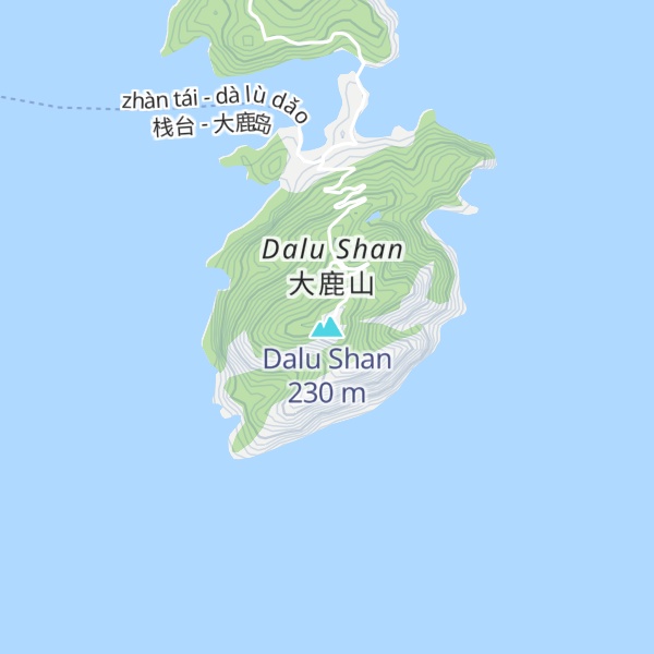 Map of Dalu Shan