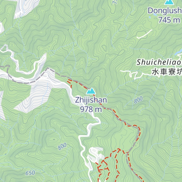 Map of Zhijishan