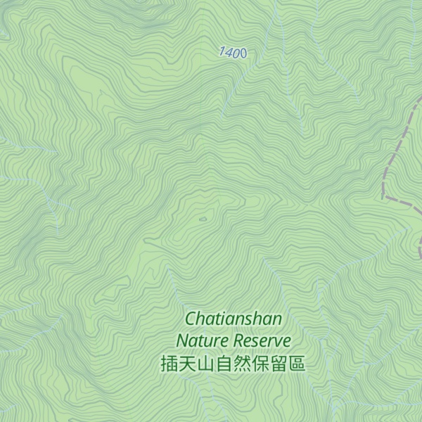 Map of Nanchatianshan
