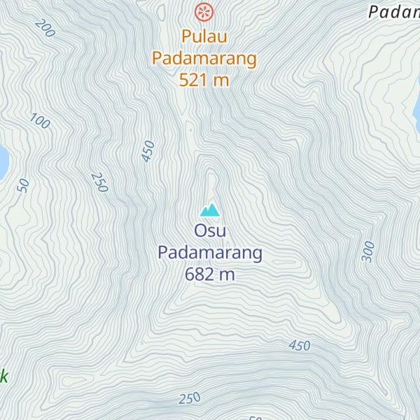 Map of Osu Padamarang