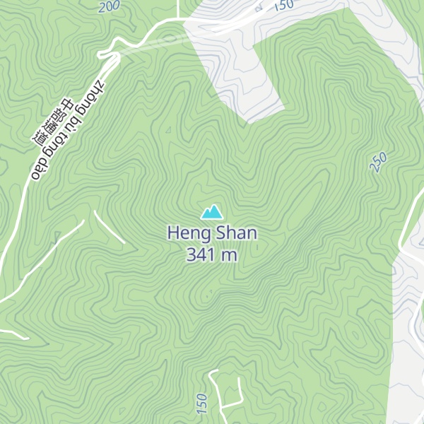 Map of Heng Shan