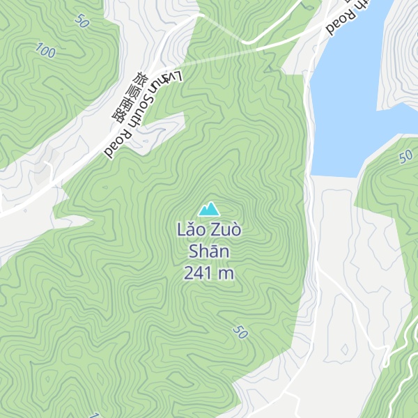 Map of Lǎo Zuò Shān