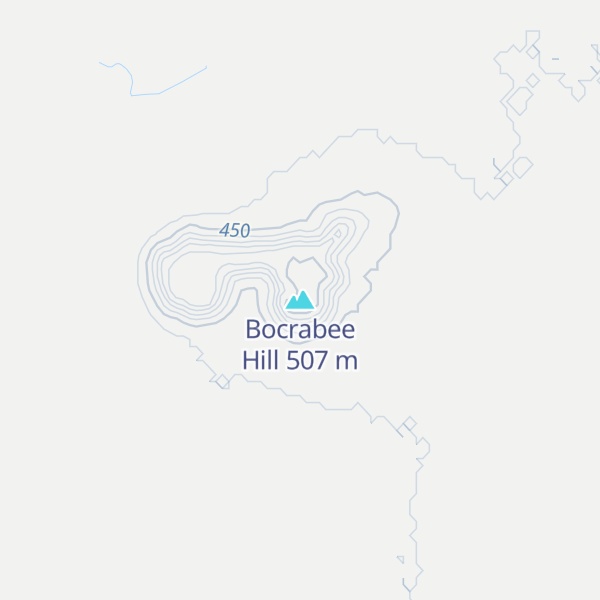 Map of Bocrabee Hill