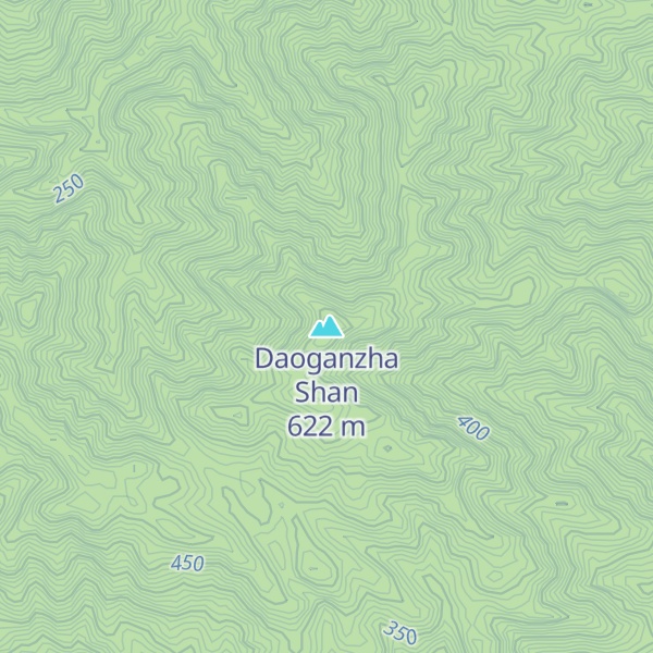 Map of Daoganzha Shan