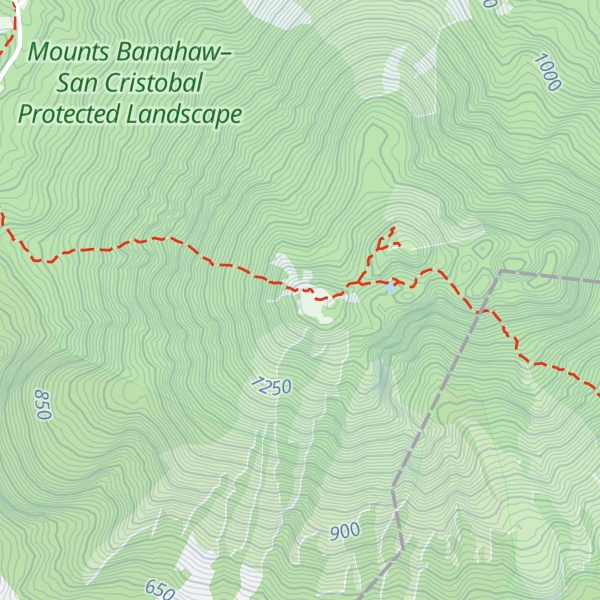 Map of Jones Peak