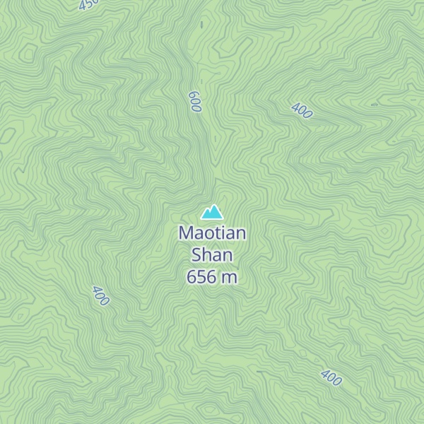 Map of Maotian Shan