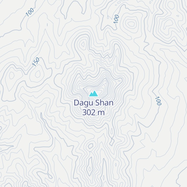 Map of Dagu Shan