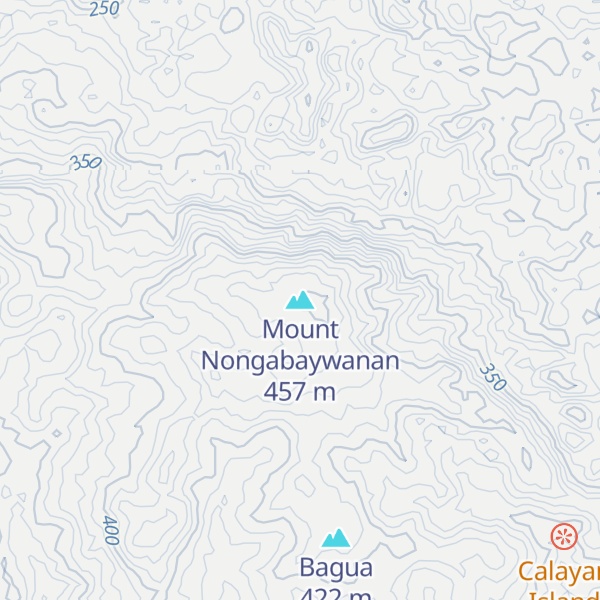 Map of Mount Nongabaywanan