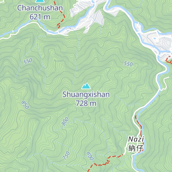 Map of Shuangxishan