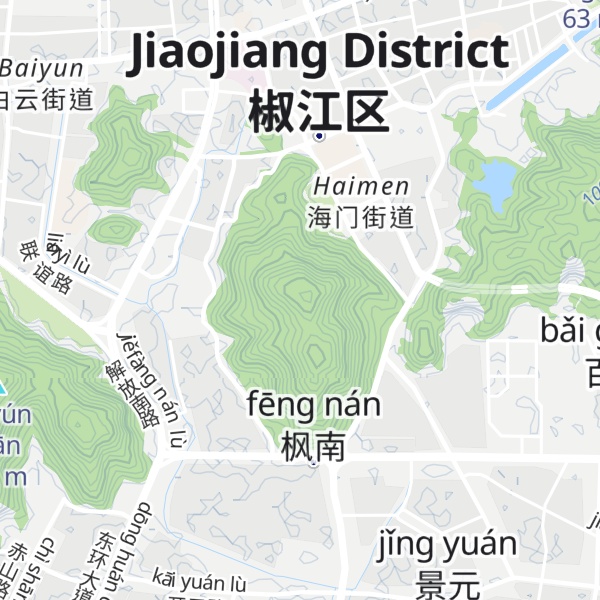Map of Fēng Shān