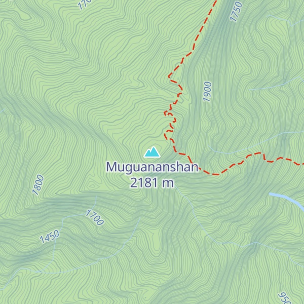 Map of Muguananshan