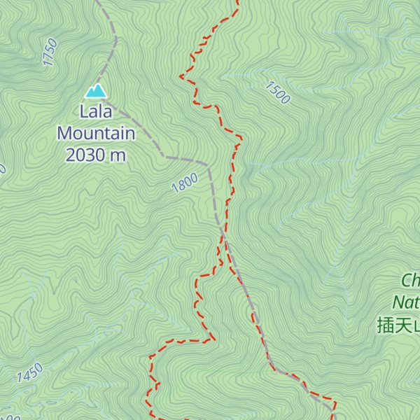 Map of Daguanshan