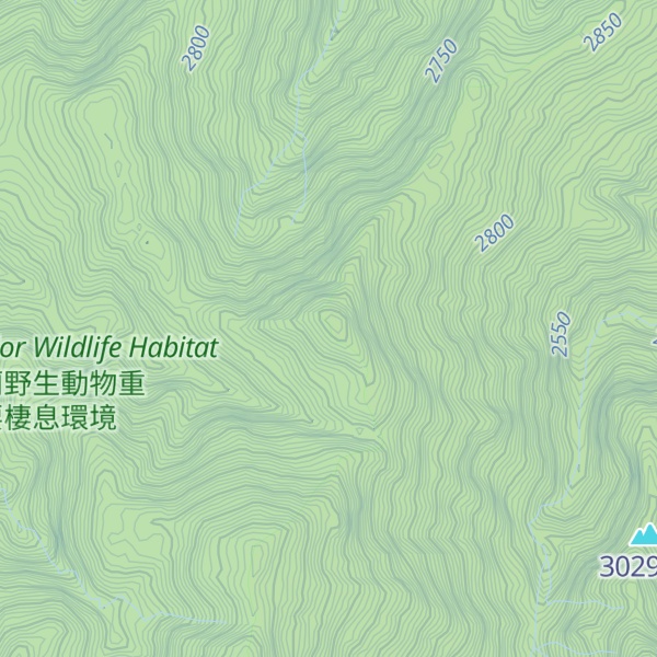 Map of Badounuofushan