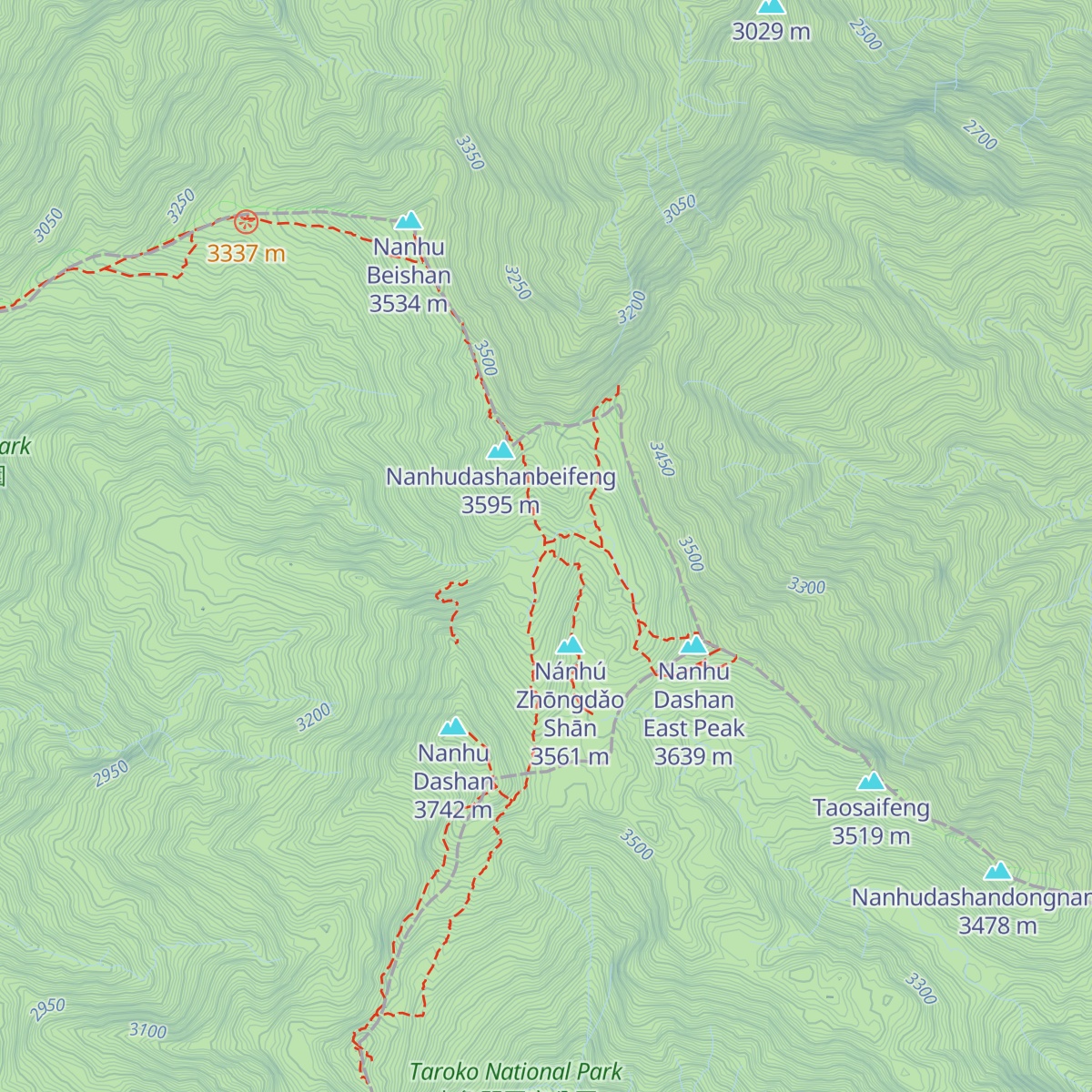 Nanhu Cabin map