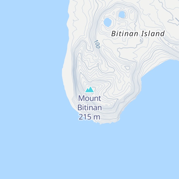 Map of Mount Bitinan