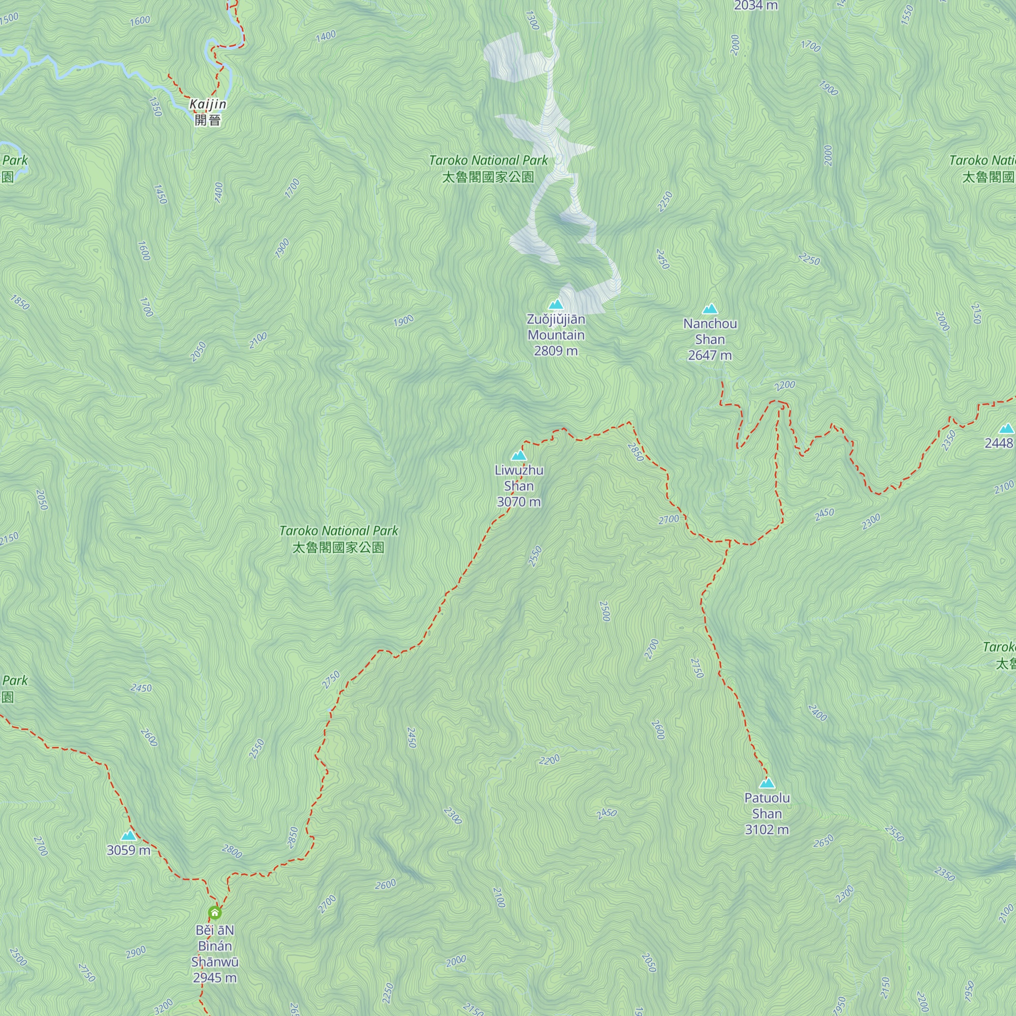 Dalishi Cabin map